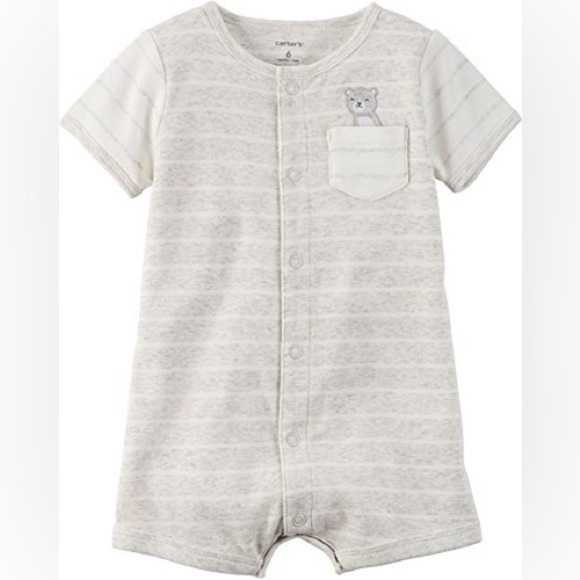 Carter's Other - Carter's Baby Boys' Bear Pocket Creeper 6 Months